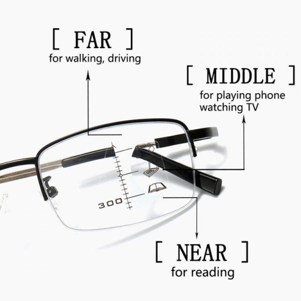 NG 3-IN-1 Photochromic Progressive Reading Glasses - Image 6