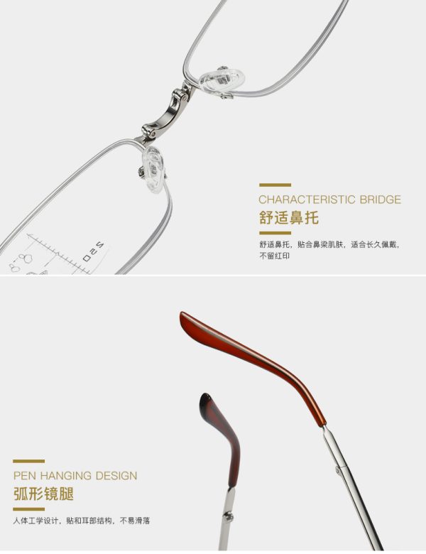 Trendy Business Style Foldable Reading Glasses - Image 9