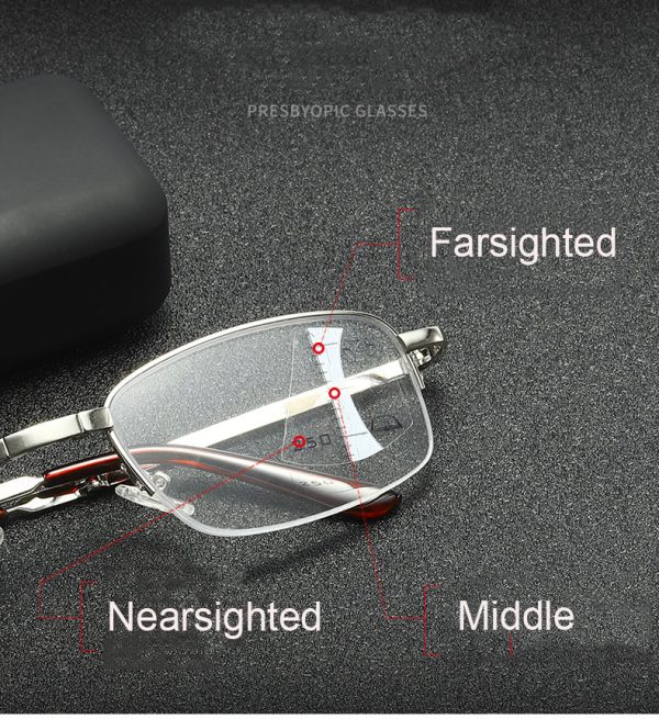 Trendy Business Style Foldable Reading Glasses - Image 3